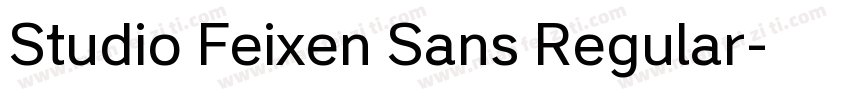 Studio Feixen Sans Regular字体转换
